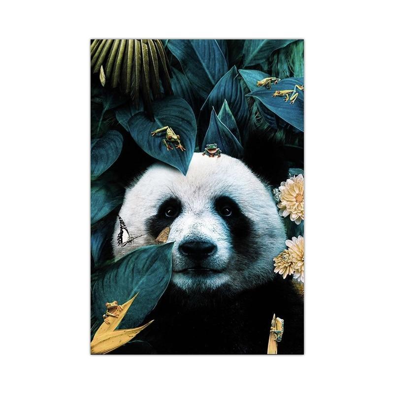 Animal And Floral Abstract Canvas Prints (60x90cm) - Decor Home