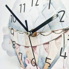 Load image into Gallery viewer, Flying On Hot Air Balloon Kids Room Wall Clock
