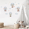 On Hot Air Balloons Wall Stickers