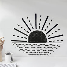 Load image into Gallery viewer, Minimalist Sun And Waves Wall Sticker
