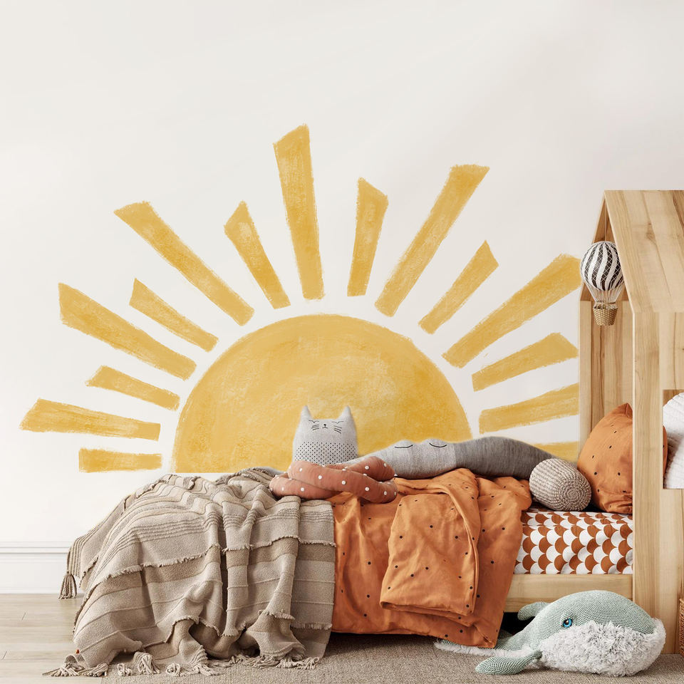Sunrise Removable Peel And Stick PVC Wall Sticker