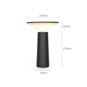 Minimalist LED USB Dimmable Lamps - Black