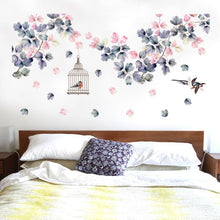 Load image into Gallery viewer, Romantic Flowers Wall Decals Wall Art
