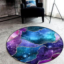 Load image into Gallery viewer, Abstract Art Round Rugs

