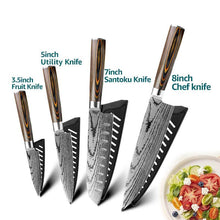 Load image into Gallery viewer, Luxurious Stainless Steel Knife Set
