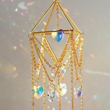 Load image into Gallery viewer, Natural Crystal Stone Sun Catcher Wall Hanging Wall Art
