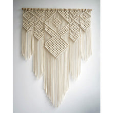 Load image into Gallery viewer, Large Handwoven Boho Macrame Wall Hanging Art Tapestry
