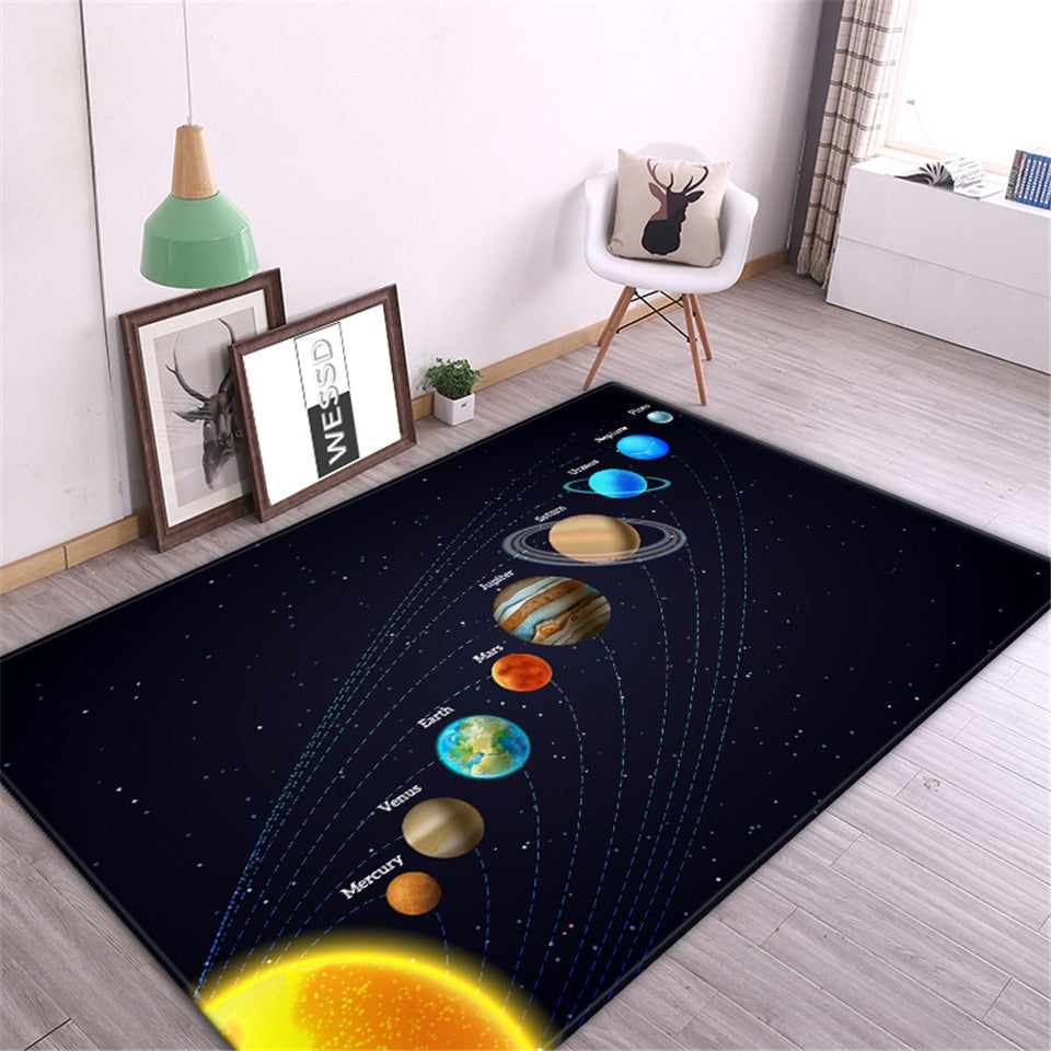 Spectacular Solar Planet Rugs