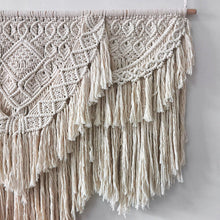Load image into Gallery viewer, Extra Large Handmade Macrame Tapestry Wall Hanging
