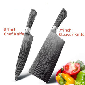 Damascus Stainless Steel Kitchen Knife 5 7 8 inch