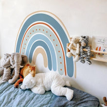 Load image into Gallery viewer, Blue Rainbow Elements Wall Stickers for Nursery
