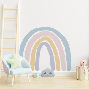 Playful Rainbow Style Wall Stickers for Kids
