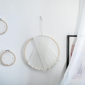 Round Cotton Yarn Wall Hanging Macrame