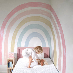 Fabric Extra Large Spectacular Rainbow Wall Decals Wall Stickers