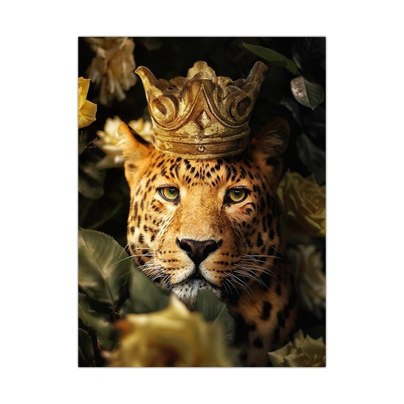 Animal And Floral Abstract Canvas Prints (60x90cm) - Decor Home