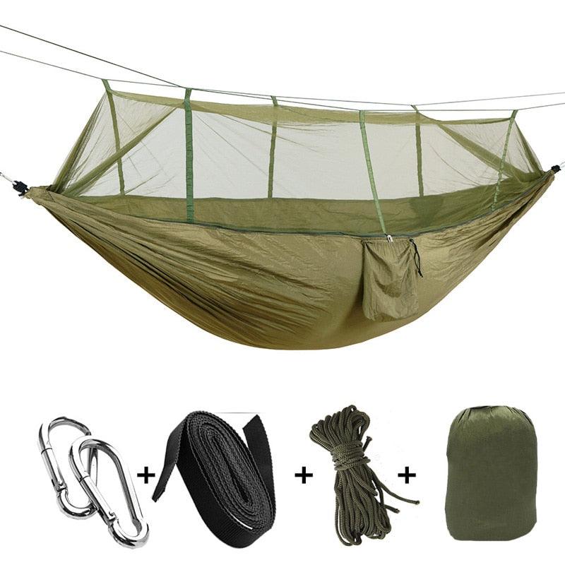 Outdoor Camping Hammocks with Mosquito Net - Decor Home