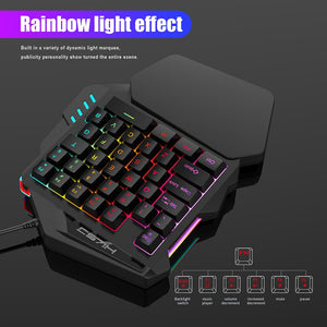 Ergonomic Keyboard And Mouse Gaming Combo