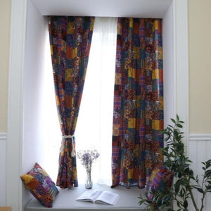Cottage Style Cotton Linen Curtains