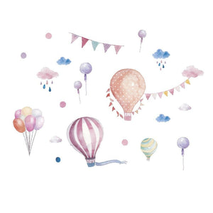 Hot Air Balloons Wall Stickers For Kid's Room Decor