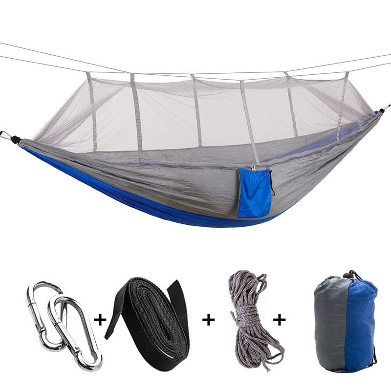 Outdoor Camping Hammocks with Mosquito Net - Decor Home