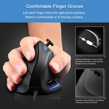 Load image into Gallery viewer, Ergonomic Vertical RGB Lights Gaming Mouse

