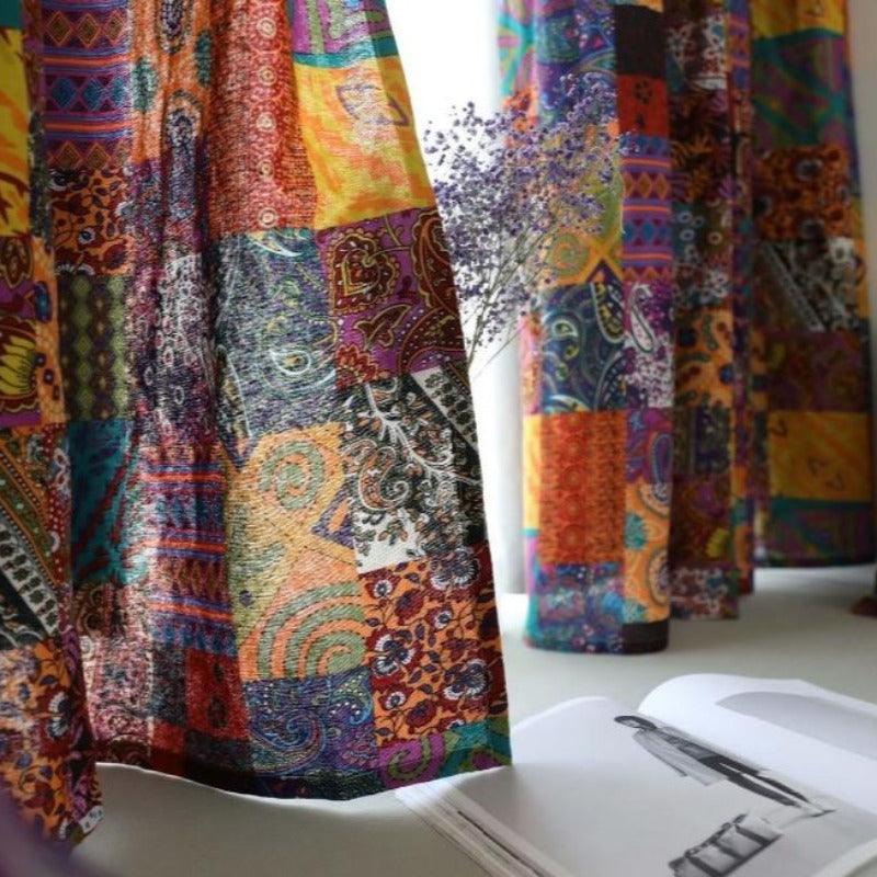 Cottage Style Cotton Linen Curtains - Decor Home