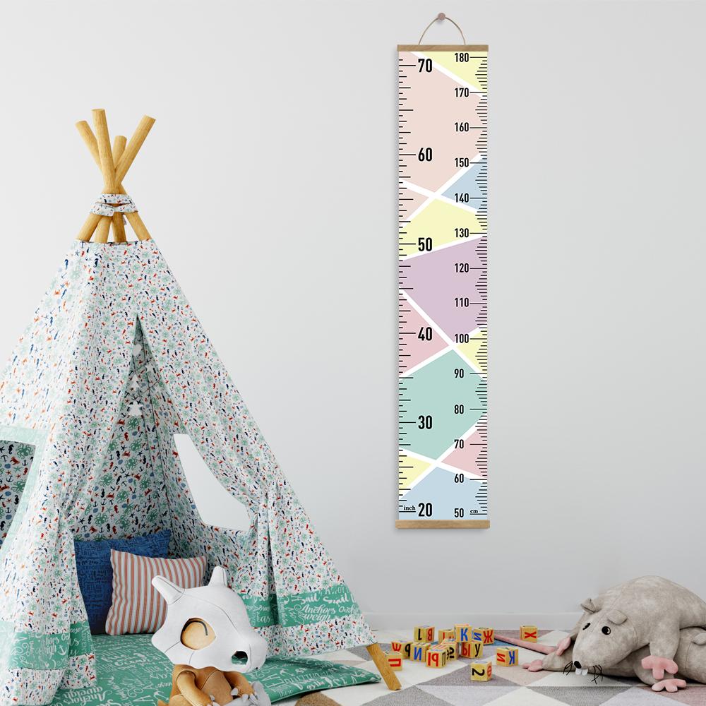 Vivid Canvas Growth Chart For Boys And Girls