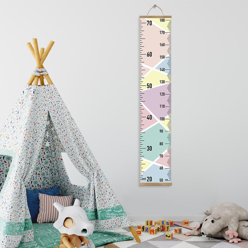 Vivid Canvas Growth Chart For Boys And Girls - Decor Home
