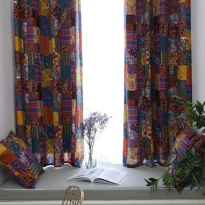 Cottage Style Cotton Linen Curtains