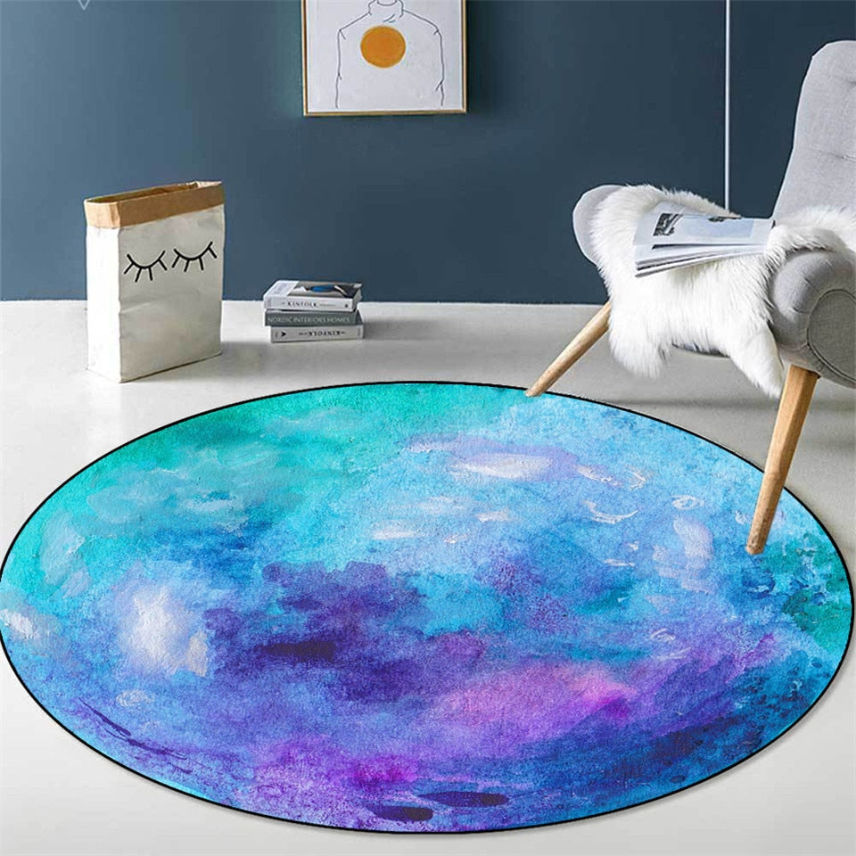 Colourful Accent Round Rugs