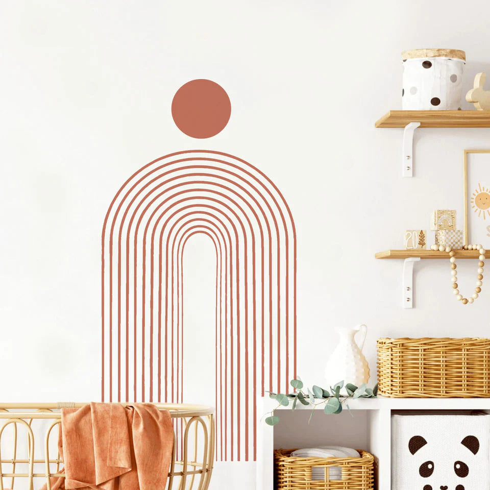 Peel And Stick Boho Arch Wall Stickers