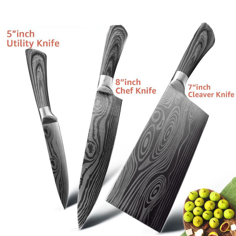 Damascus Stainless Steel Kitchen Knife 5 7 8 inch