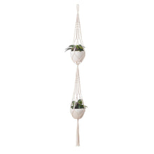 Load image into Gallery viewer, Handwoven Macrame Planters - 4 Pcs Set
