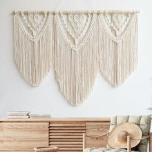 Load image into Gallery viewer, Beautifully Handmade Extra Large Macrame Wall Tapestry
