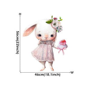 Charming Bunnies Wall Decals For Kid's Room Decoration