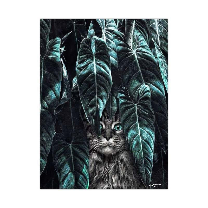 Animal And Floral Abstract Canvas Prints (60x90cm) - Decor Home