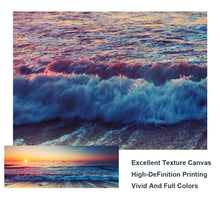Load image into Gallery viewer, Sunset By The Sea Wall Art Canvas Prints
