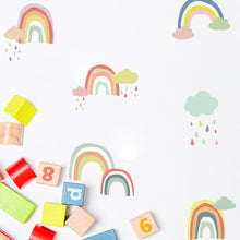 Load image into Gallery viewer, Vivid Rainbow Wall Decals for Nursery Decor
