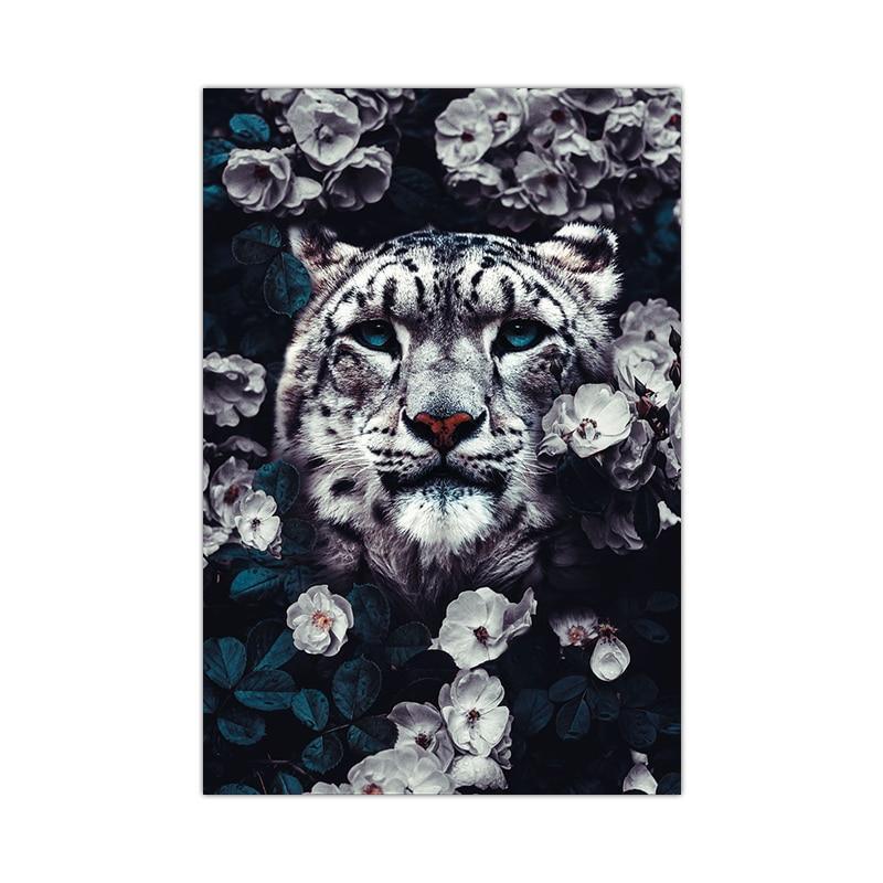Animal And Floral Abstract Canvas Prints (60x90cm) - Decor Home