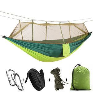 Outdoor Camping Hammocks with Mosquito Net