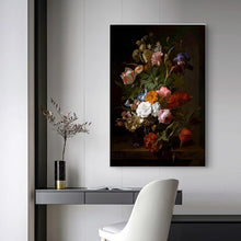 Load image into Gallery viewer, Vintage Flowers Prints On Canvas (70x90cm)
