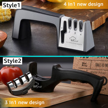 Load image into Gallery viewer, 4 in 1 Diamond Coated Knife Sharpener
