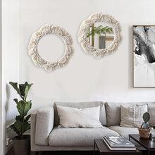 Load image into Gallery viewer, Boho Chic Macrame Mirror Decor
