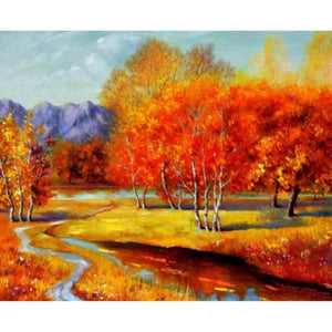Painting By Numbers Kit - In Autumn