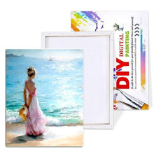 Load image into Gallery viewer, Paint By Numbers Kit - On The Beach
