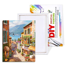 Load image into Gallery viewer, Painting By Numbers Kit - A Beautiful Street

