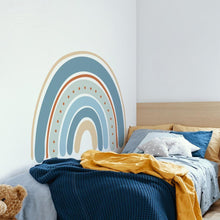 Load image into Gallery viewer, Blue Rainbow Elements Wall Stickers for Nursery
