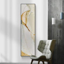 Load image into Gallery viewer, Abstract yellow gray canvas painting large poster print modern wall art pictures for living room decorative nordic posters - Fansee Australia
