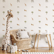 Load image into Gallery viewer, African Animals Removable Self-Adhesive Wall Stickers - Fansee Australia
