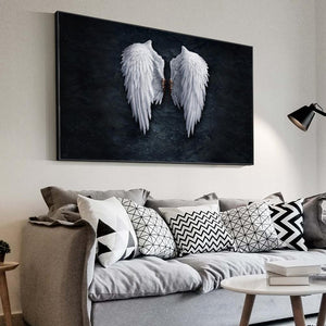 Angel Wings Wall Art Prints - For Home Decor